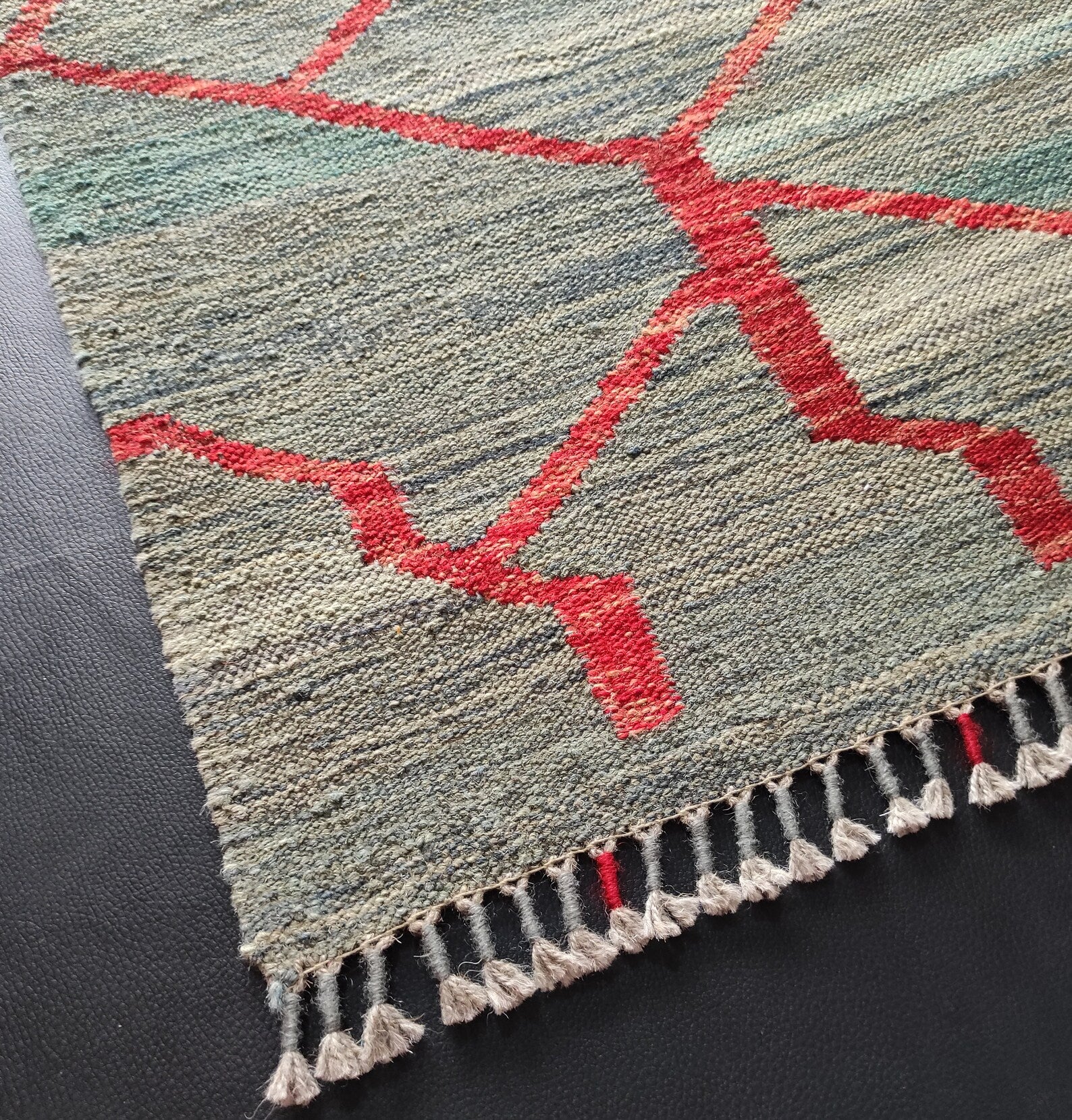 Handmade Kilim Runner authentic 298x82 CM, 100% Wool, Reversible Kilim Rug Christmas Sale